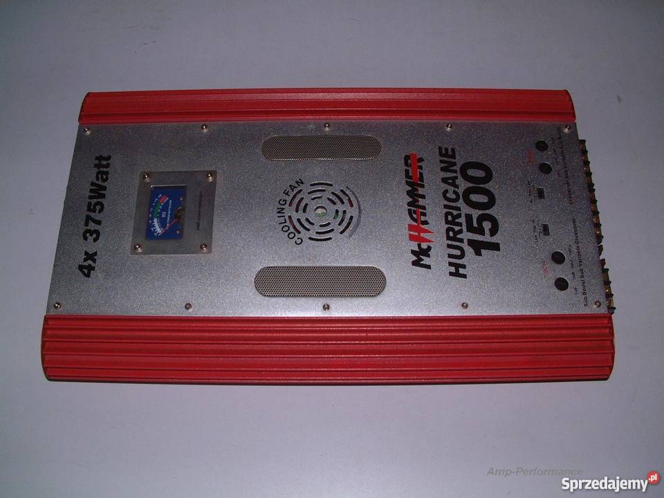 Wzmacniacz Mc Hammer Hurricane 1500 Ilość kanałów 4 Połczyn-Zdrój