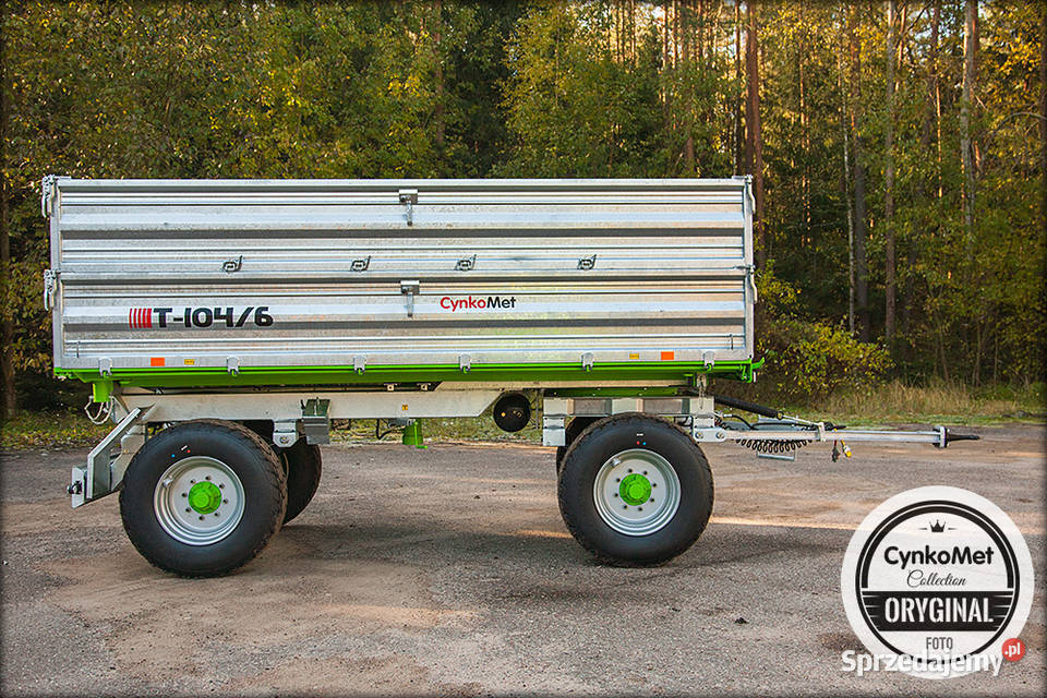 Przyczepa rolnicza T1046 10T Cynkomet OKAZJA Racibórz