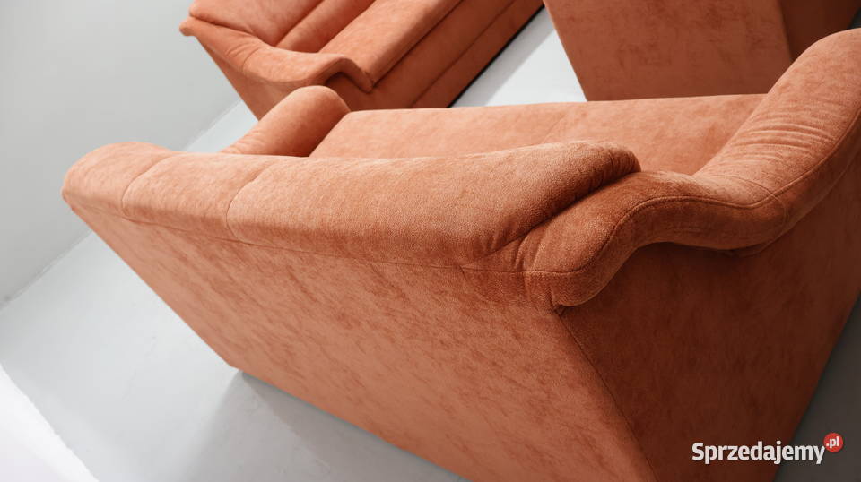 TŁŁ wygodny KOMPLET 321 zestaw sofy kanapy Rudy 92cm Poznań