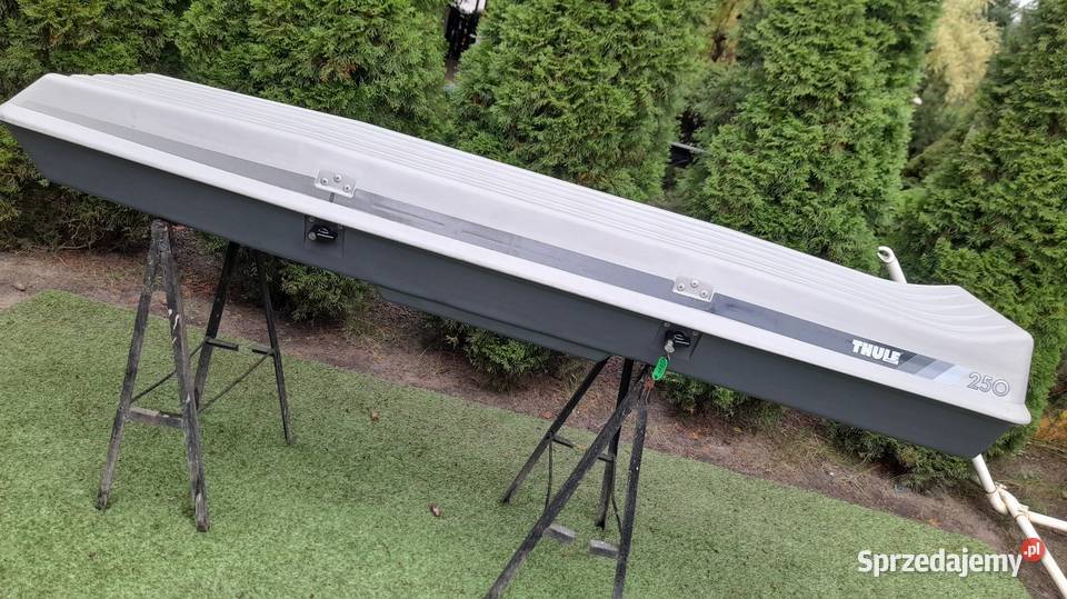 Box bagażnik dachowy Thule 250 mocny prawo lewo Garby