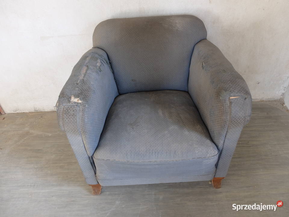 Stary fotel w typie art deco 808 Kościan