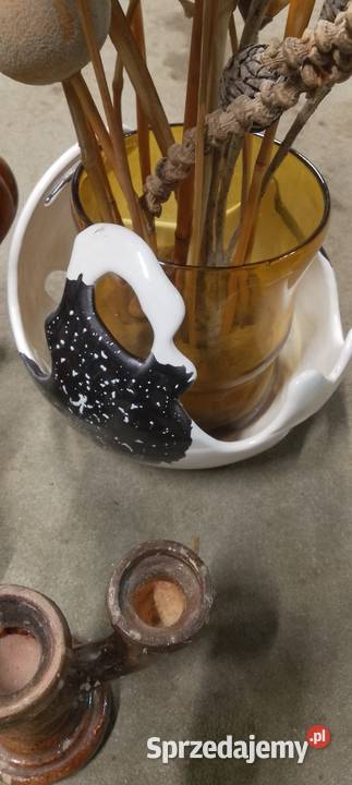 Zestaw ozdób glinianych kamionkowych Augustów