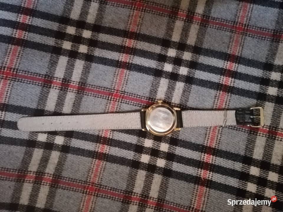 zegarek męski Rakieta koperta AU 24 pozlacana Koluszki