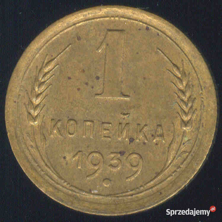 ZSRR 1 kopiejka 1939 mazowieckie Brwinów
