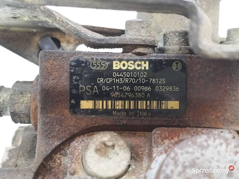 POMPA WTRYSKOWA 0445010102 9654794380A 16 HDI świętokrzyskie