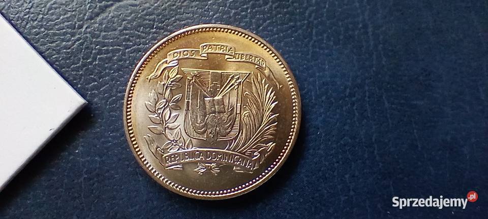 Stare monety 25 cent 1972 Dominikana Lesko