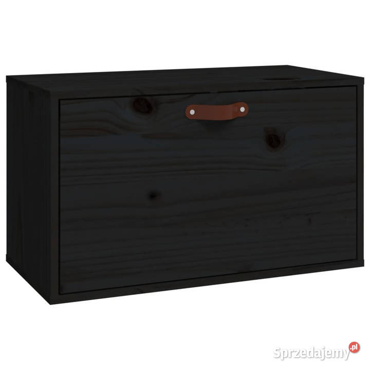 Szafka ścienna czarna 40x30x35 lite drewno mazowieckie Warszawa sprzedam