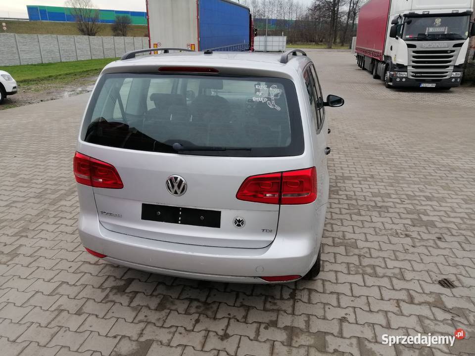 Touran 16 tdi Rok produkcji 2010 warmińsko-mazurskie Pasłęk sprzedam