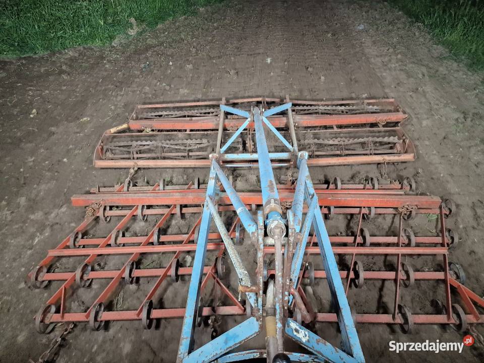 Agregat uprawny brona sprężynowa Rau z Wałkami Starokrzepice