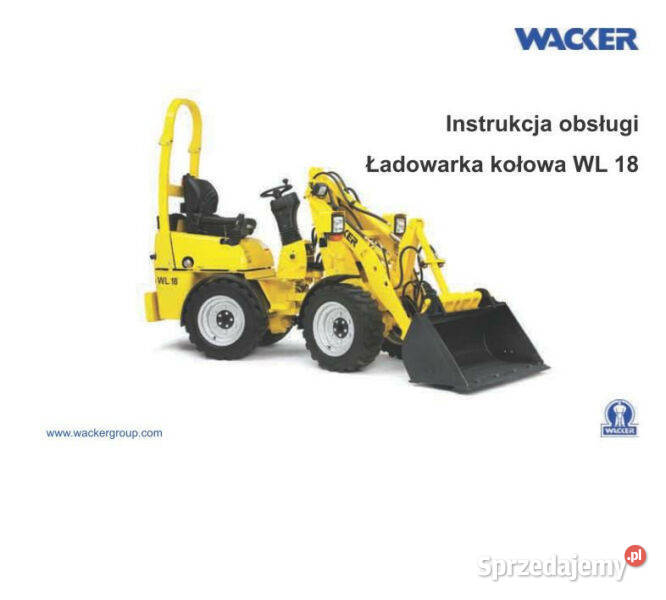 WACKER WL 25 18 30 instrukcja obsługi katalog Kielce