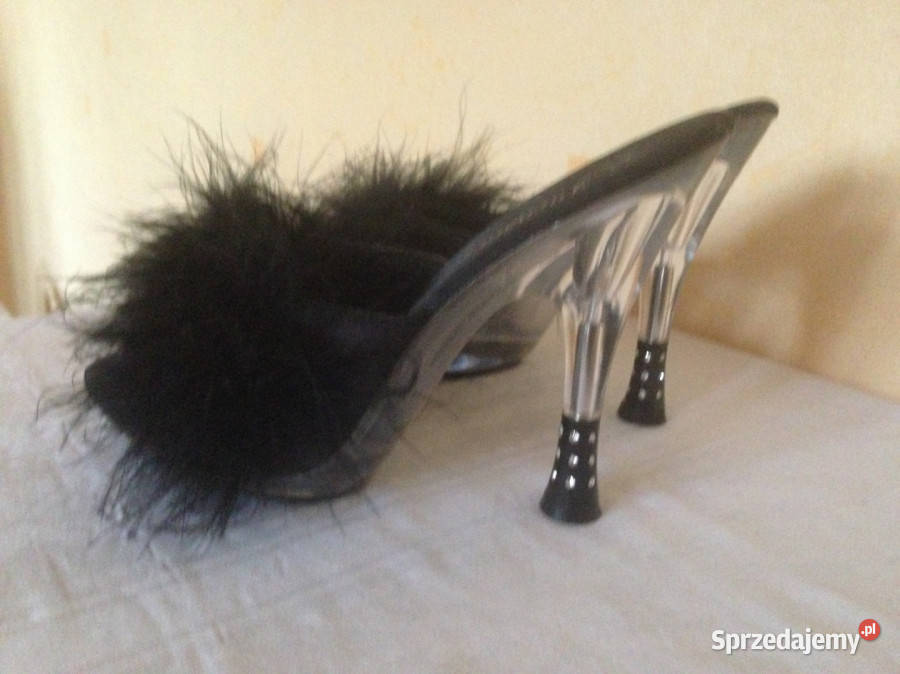 Glitzy Pleaser Luksusowe klapki tkanina Gdańsk