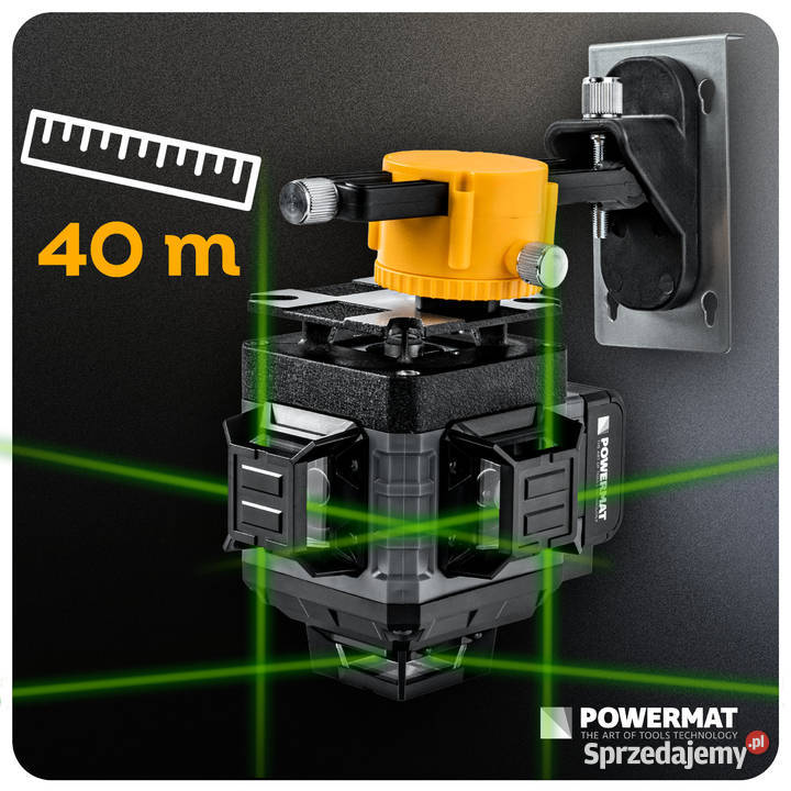 poziomica laserowa laser krzyżowy zielony Katowice sprzedam