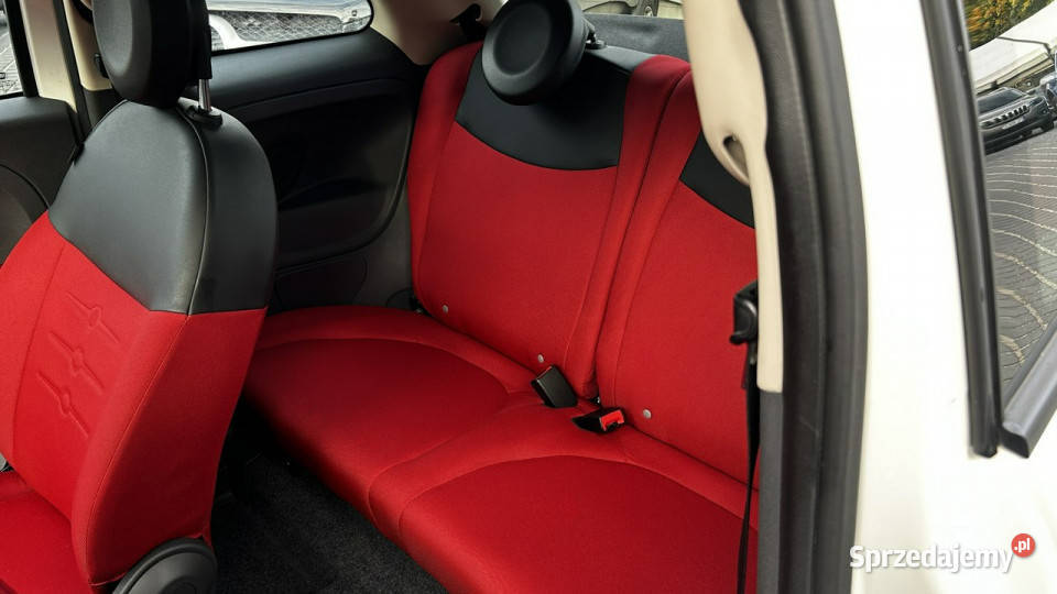 Fiat 500 14 Automat 100 Klima Czerwone wnętrze ogranicznik prędkości Gdynia