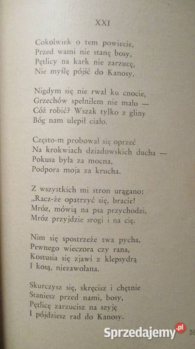 Jan Kasprowicz Księga ubogich Kasprowicz poezje sprzedam