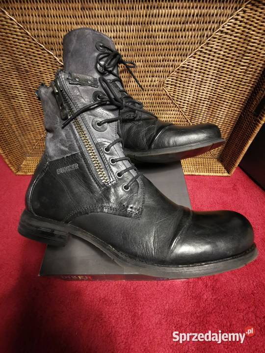 Trapery BUNKER 44 Skóra Naturalna Wkładka 285 Łask