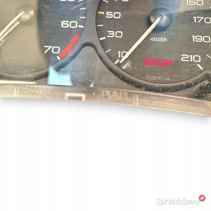 LICZNIK ZEGARY 9645096180 Peugeot 206 11 14 8V osobowe Motoryzacja Chełm