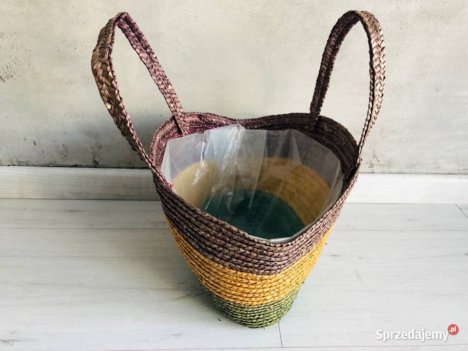 Koszyk torebka słomiana plecionka słomkowy Łódź sprzedam
