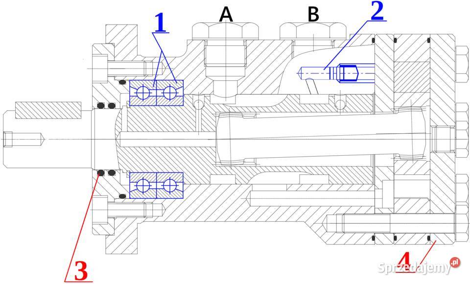 Silnik Hydrauliczny BMR SMR OMP 25 3 ALSG2 GR2 sprzedam