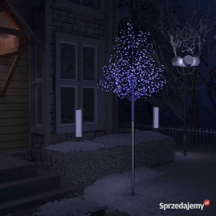 vidaXL Drzewko z niebieskimi lampkami 600 LED Warszawa
