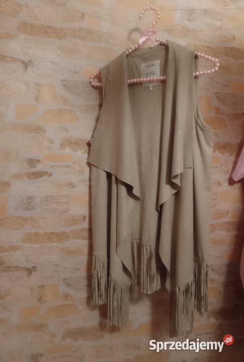 40L Bershka Bogato zdobiona frędzlami Kamizelka małopolskie Kraków