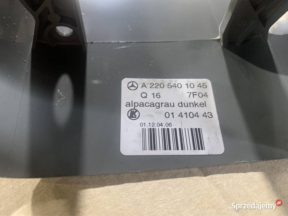 Osłona kolumny kierowniczej A2205401045 mercedes Szczecin