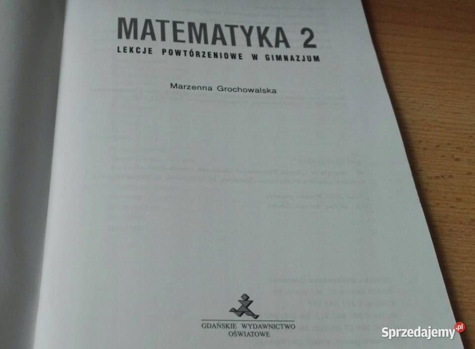 Matematyka 2 7 lekcje powtórzeniowe w gimnazjum Gdańsk sprzedam