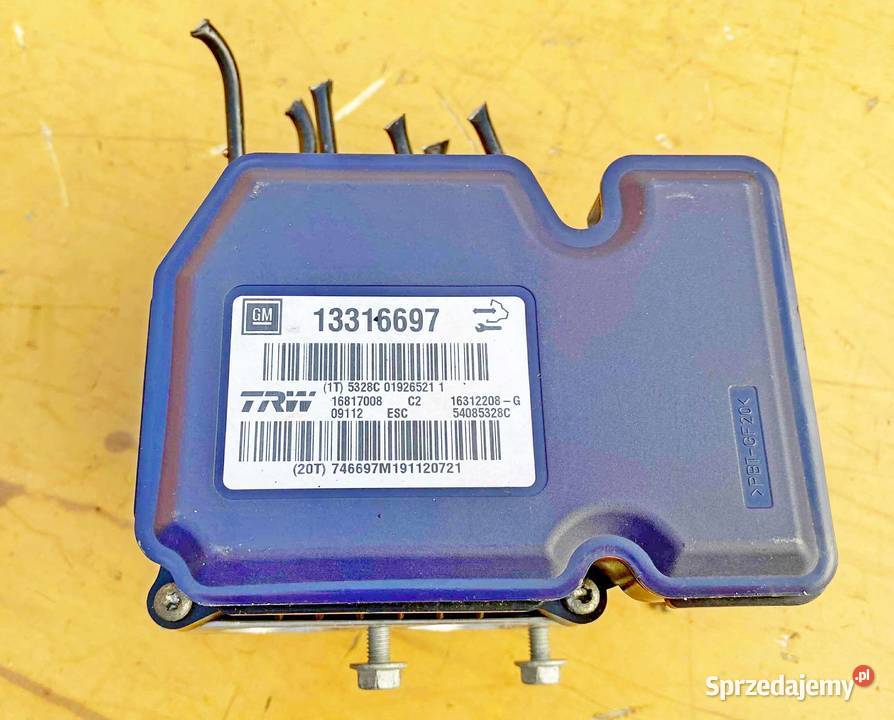 OPEL INSIGNIA POMPA ABS STEROWNIK GM 13316697 Rok produkcji 2010 Radom