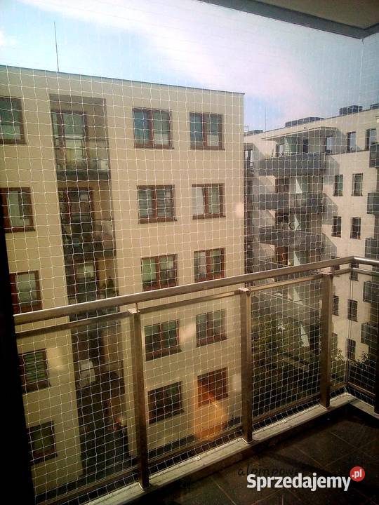 Siatka ochronna na balkon kota BEZINWAZYJNY Warszawa