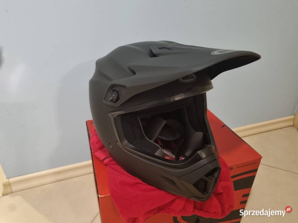 Kask Cross Bell Mx9 Mips Black Mat Kłaj