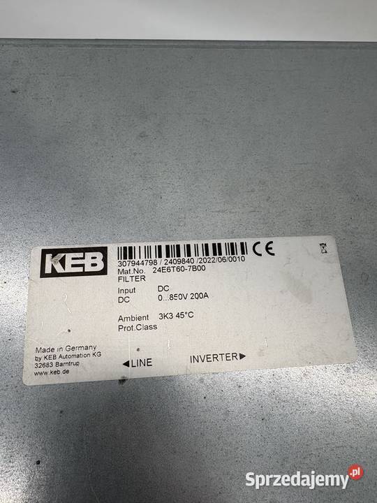 KEB 24E6T607B00 Combiline Filter Pozostałe Warszawa sprzedam
