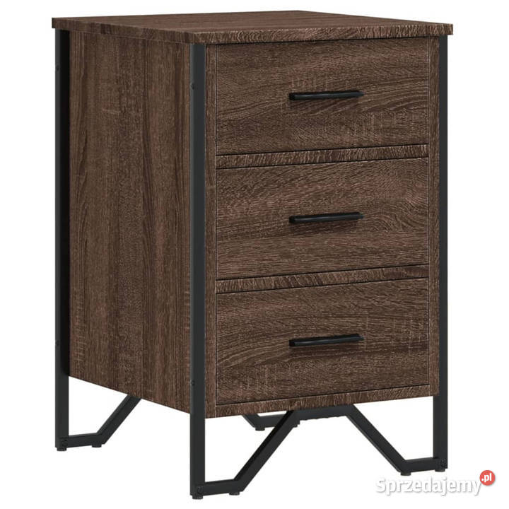 Szafka nocna brązowy dąb 40x41x60 materiał mazowieckie