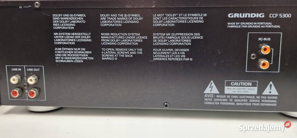Grundig magnetofon deck CCF 5300 MINI MIDI Międzychód
