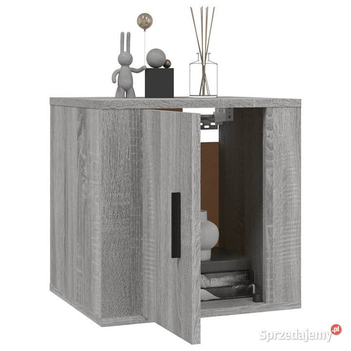 Wiszące szafki TV 2 szary dąb sonoma 40x345x40