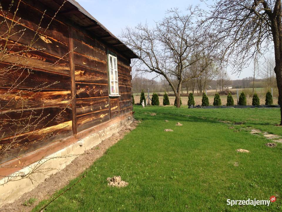 Drewniany dom z bali do przeniesienia Gm Maciejowice