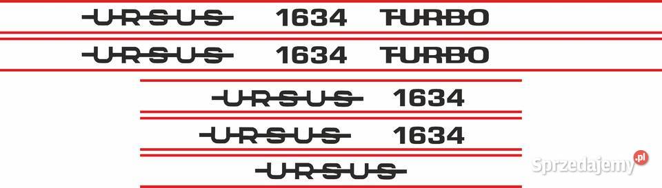 Naklejki Ursus 1634 turbo super mocne laminowane Bydgoszcz