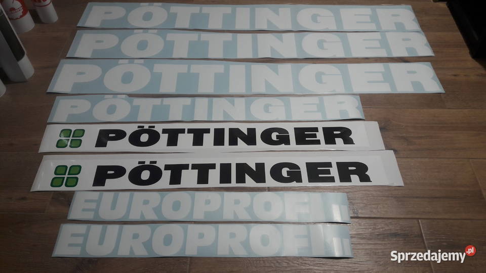 Pottinger Europrofi 2 Przyczepa naklejki Wola Wiewiecka sprzedam