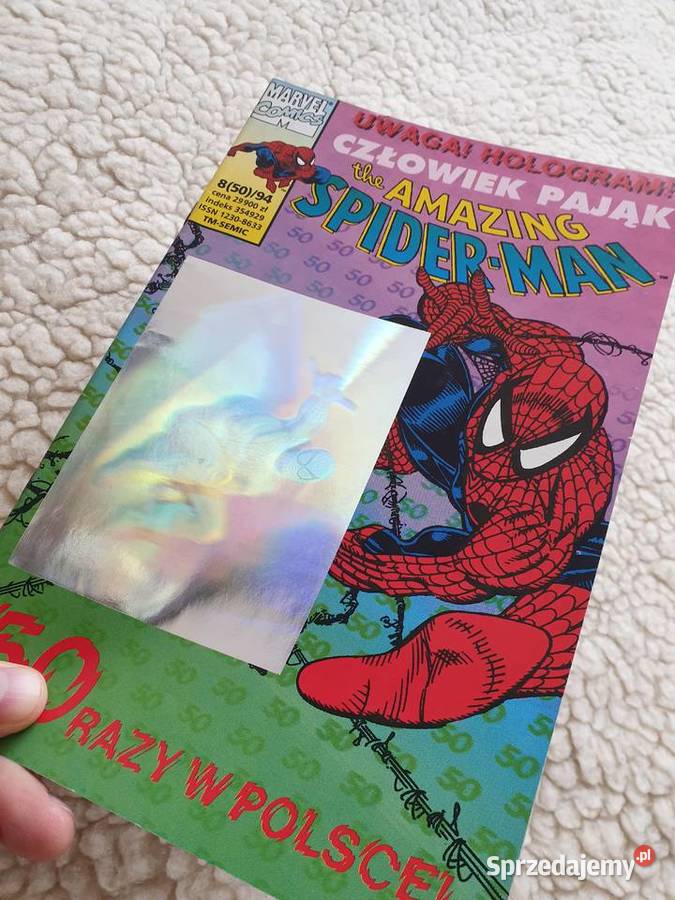 SpiderMan 85094 TM Semic HOLOGRAM