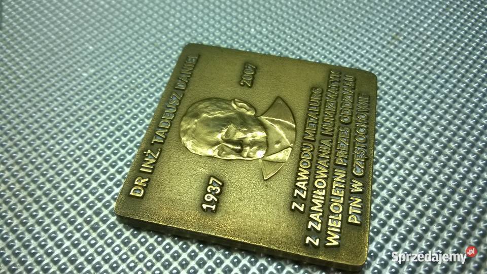 Plakieta Dr inż Tadeusz Daniel mazowieckie Warszawa