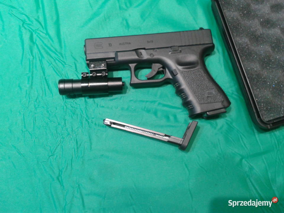 Wiatrówka GLOCK CO2duży zestaw NOWY Gniezno