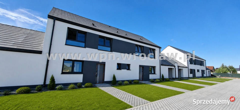 Dom szeregowy Miękinia 1385m2 do wykończenia dolnośląskie