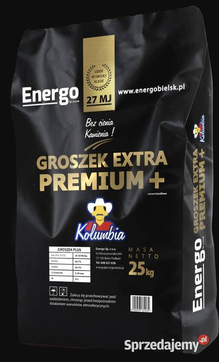 Groszek Premium Kolumbia eko groszek ekogroszek podlaskie Hryniewicze