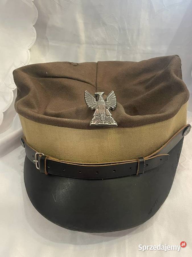 Czapka polowa LWP kepi z orzełkiem Kraków