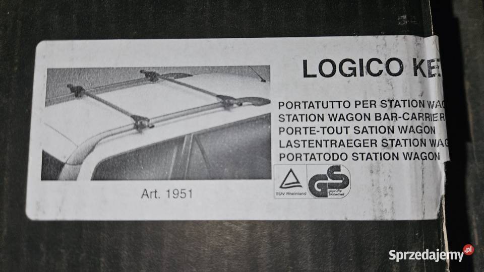 Bagażnik dachowy na relingi belki Włocławek