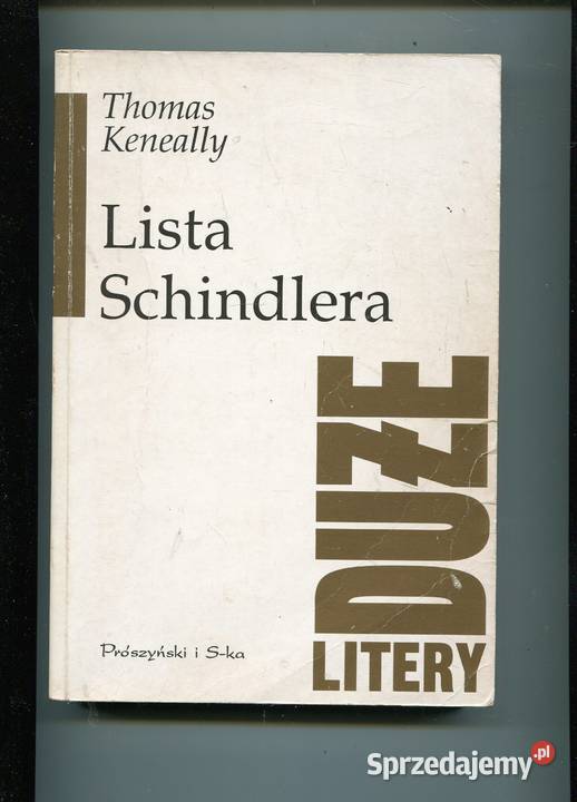 Lista Schindlera Thomas Keneally Pozostałe Szczecin