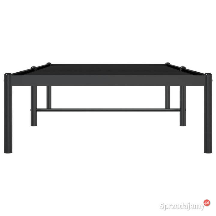 Łóżko Metalowe Czarne Rama Łóżka Ze Stelażem 79cm mazowieckie