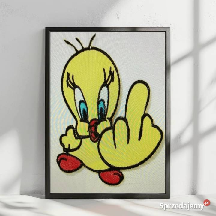 plakat obraz w ramce na sciane tweety kanarek Pozostałe Strzelce sprzedam