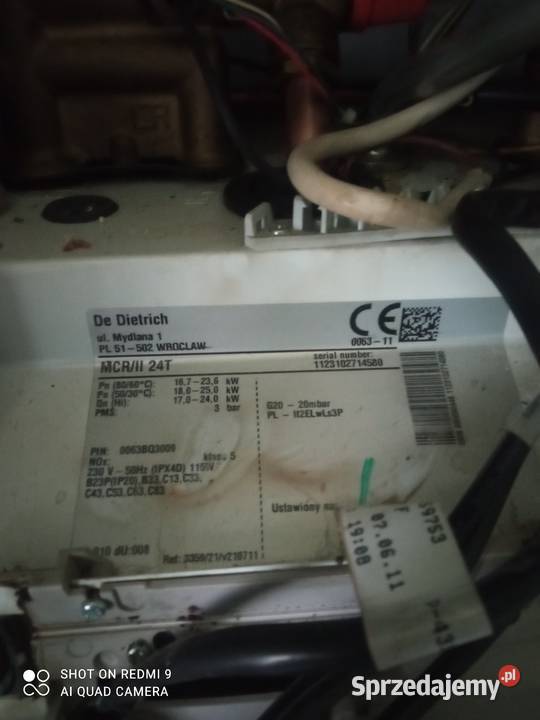 Sprzedam piec deditrich z bojlerem z demontażu Bełsznica