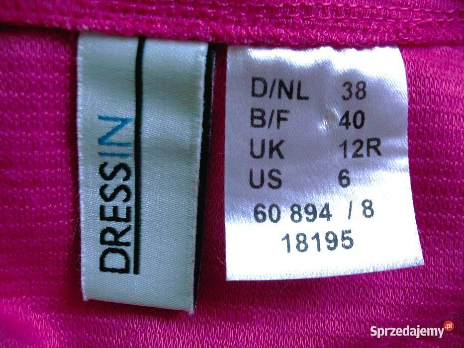 Bluzka z dzianiny rozmiar 38 M biust 108 DressIN Bez wzoru Bluzki i koszule