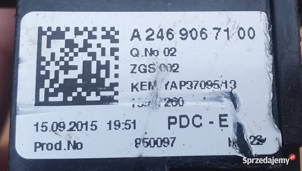 MERCEDES B W246 SKRZYNKA BEZPIECZNIKÓW Układ elektryczny Radom sprzedam