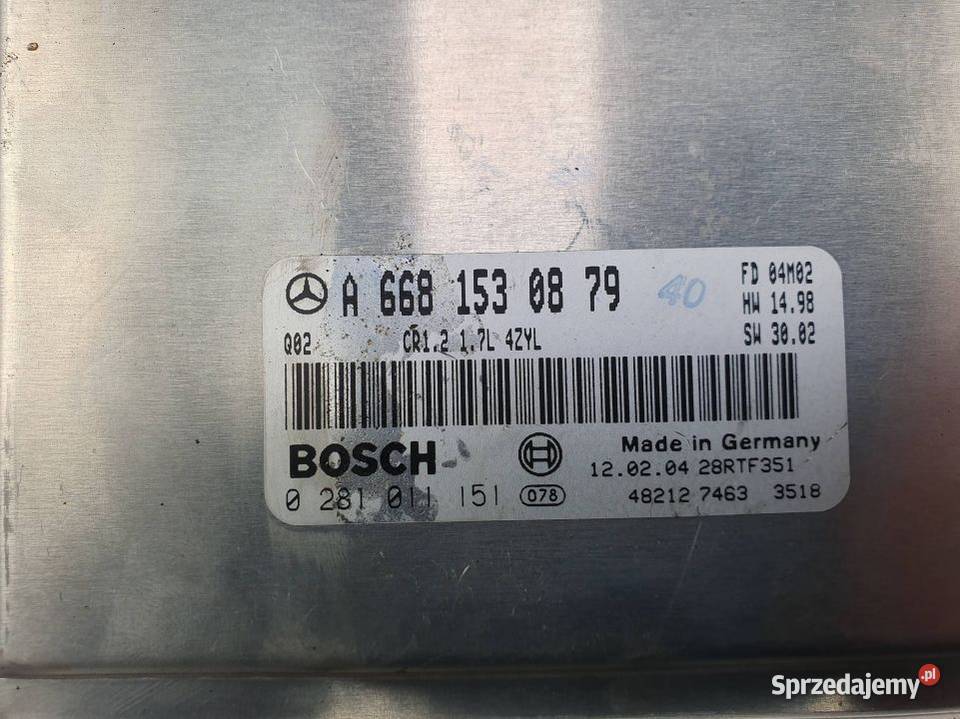 MODUŁ MERCEDES A KLASA W168 A6681530879 kujawsko-pomorskie